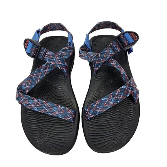 WOMEN'S CHACO Z/VOLV sandals size 7 blue black‎ hiking outdoor beach - Picture 1 of 10